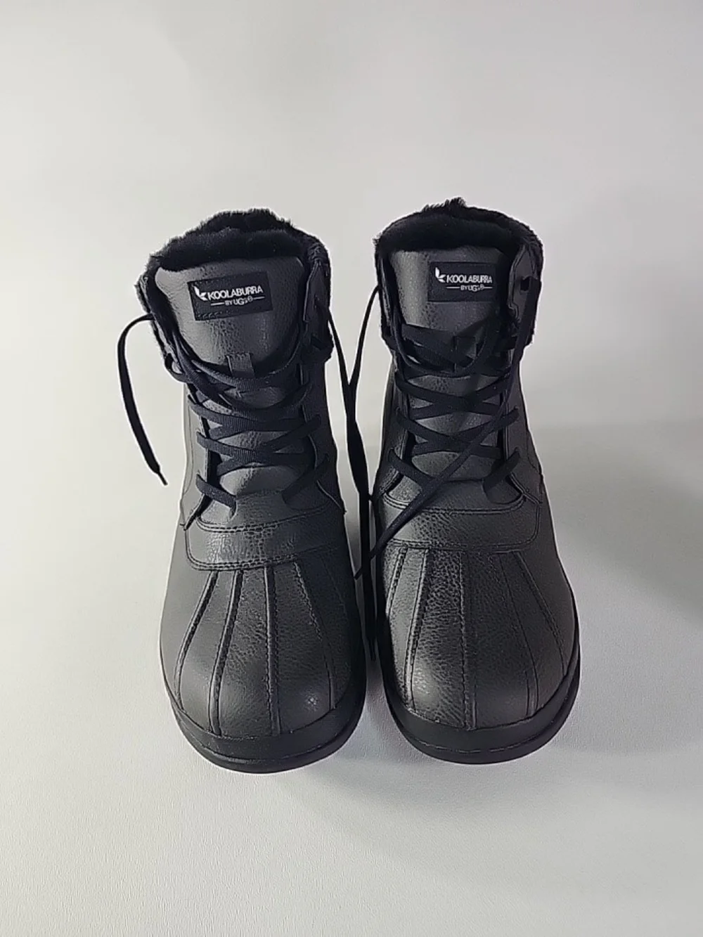 Koolaburra By UGG Men’s Black Lace-Up Winter Boots